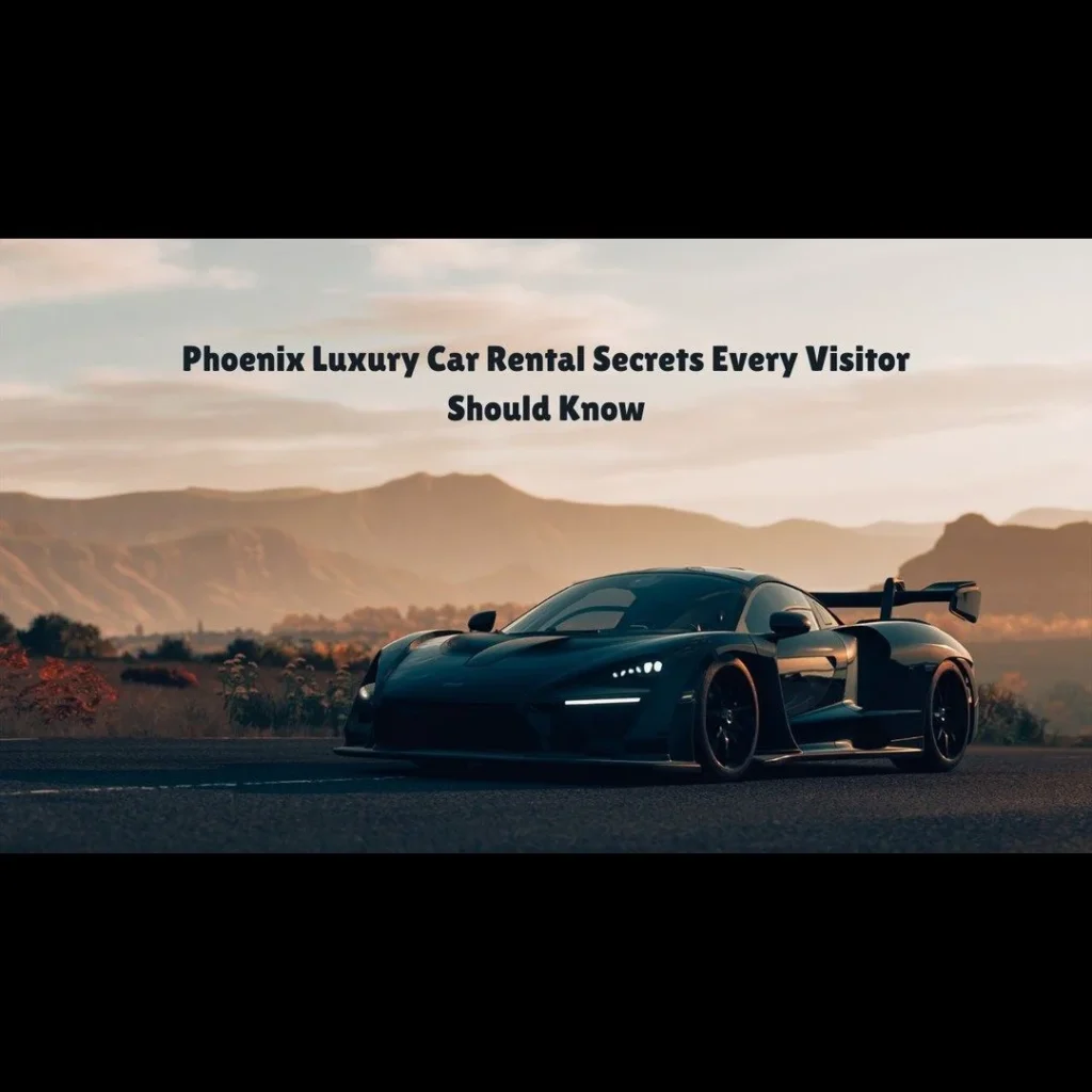 Phoenix Luxury Car Rental Guide