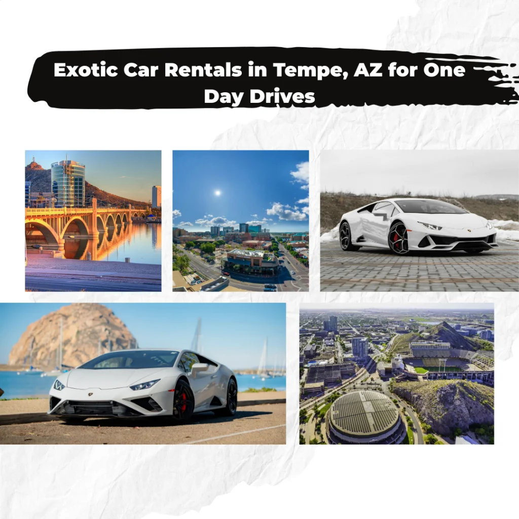 Exotic Car Rentals in Tempe, AZ for One-Day Drives